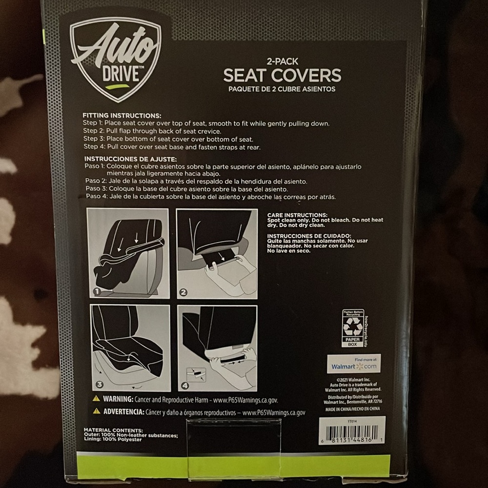 “Auto Drive” 2-Pack Leopard Seat Covers! - Picture 4 of 6